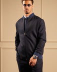 Blue Pinstripe Trackie Suit