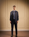 Blue Pinstripe Trackie Suit