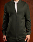 Green Pinstripe Trackie Suit