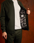 Green Pinstripe Trackie Suit