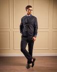 Blue Pinstripe Trackie Suit