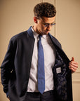 Blue Pinstripe Trackie Suit